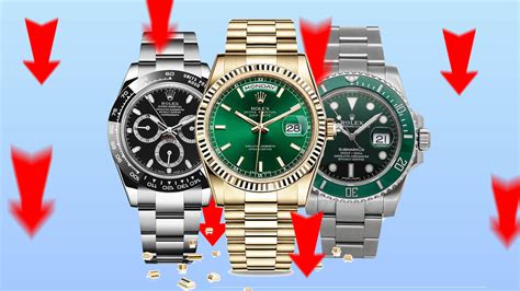 rolex sinkende preise|rolex price dropping.